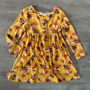 Forever Me Toddler Floral Dress Fall Floral Long Sleeve Dress 5T Toddler Girl